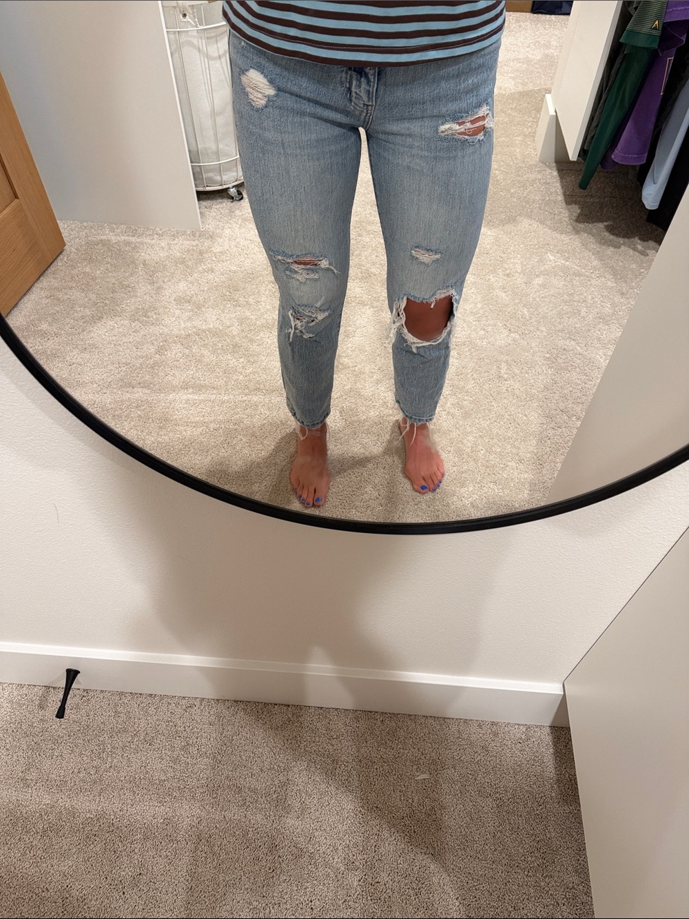 Daze denim Distressed Light Blue Women's Jeans